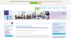 Desktop Screenshot of diakonisches-bildungszentrum.de